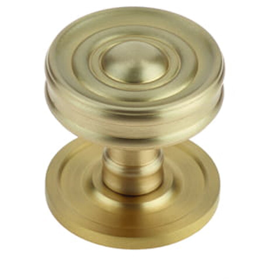 image 1 of Elegant Satin Brass Cupboard Knob for Stylish Interiors - Kitchen Cabinet Knob
