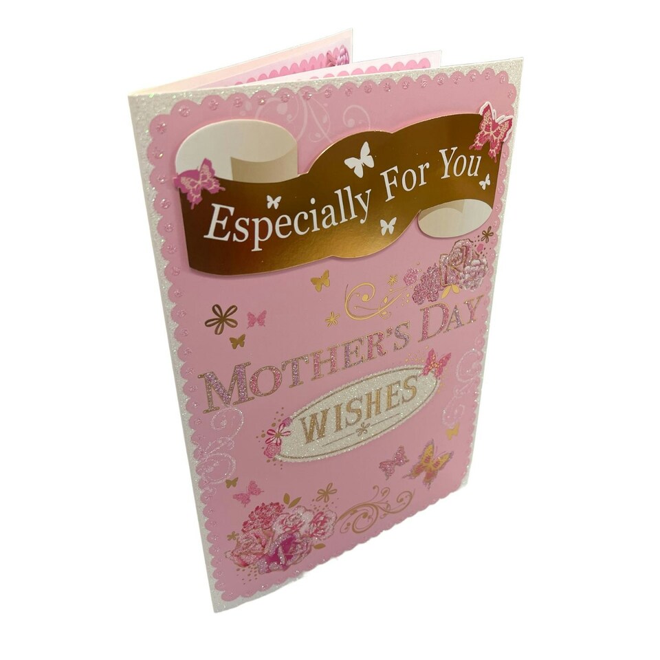 image 1 of Especially For You Butterflies Design Mother's Day Wishes Greeting Card