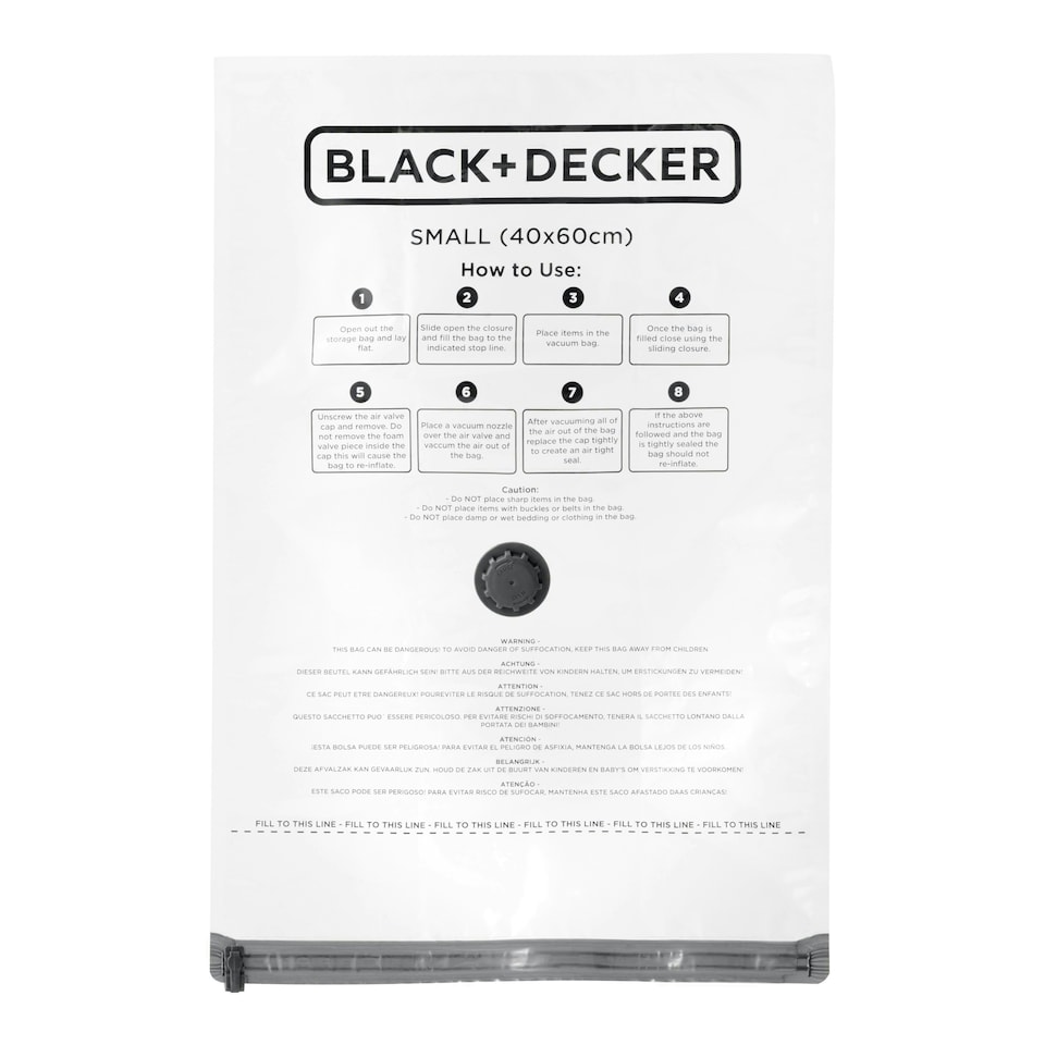 image 1 of BLACK+DECKER Vacuum Storage Bags Small