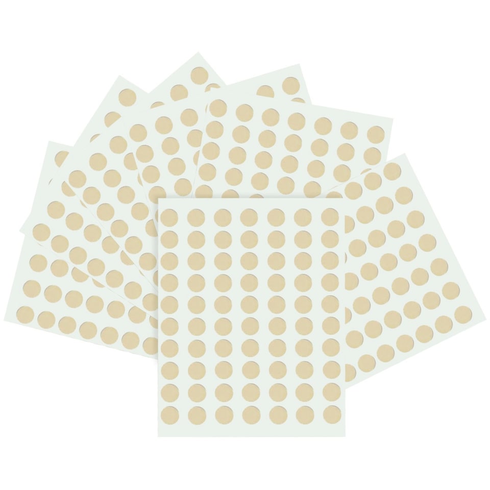 image 1 of Pack of 560 Gold 8mm Round Labels - Stickers