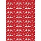 image 2 of Pack of 4 4m Red and White Scandi Design Christmas Gift Wrap Rolls
