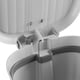 image 5 of Living and Home 15L Pedal-operated Rubbish Bin With Lid | White