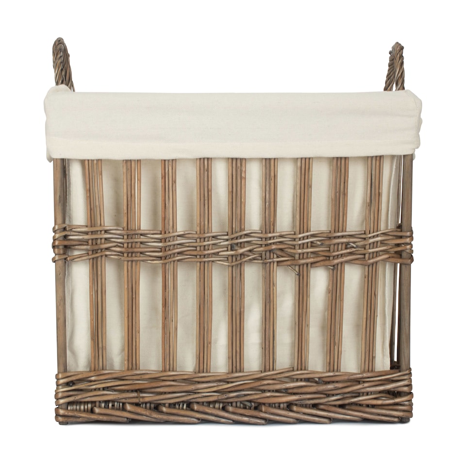 image 1 of Small Malmo Openwork Laundry Storage Basket | Brown | Brown