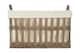 image 3 of Small Malmo Openwork Laundry Storage Basket | Brown | Brown