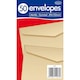 image 3 of Pack of 50 89x152mm Gummed Manilla Envelopes