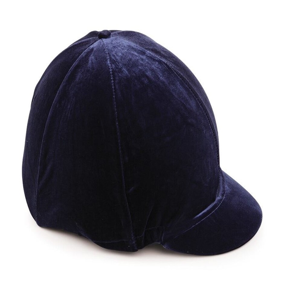 image 1 of Shires Velveteen Hat Cover Black | 53-57CM