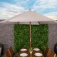 image 7 of Charles Bentley Garden Large 2.4M Wooden Garden Patio Shade Umbrella - Light Grey