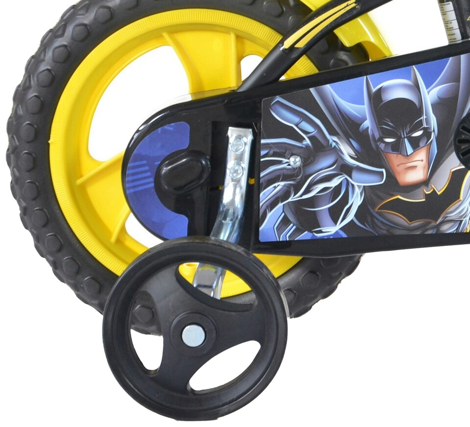 image 1 of Dino Kids Bike Batman 12 Inch Bicycle | Black