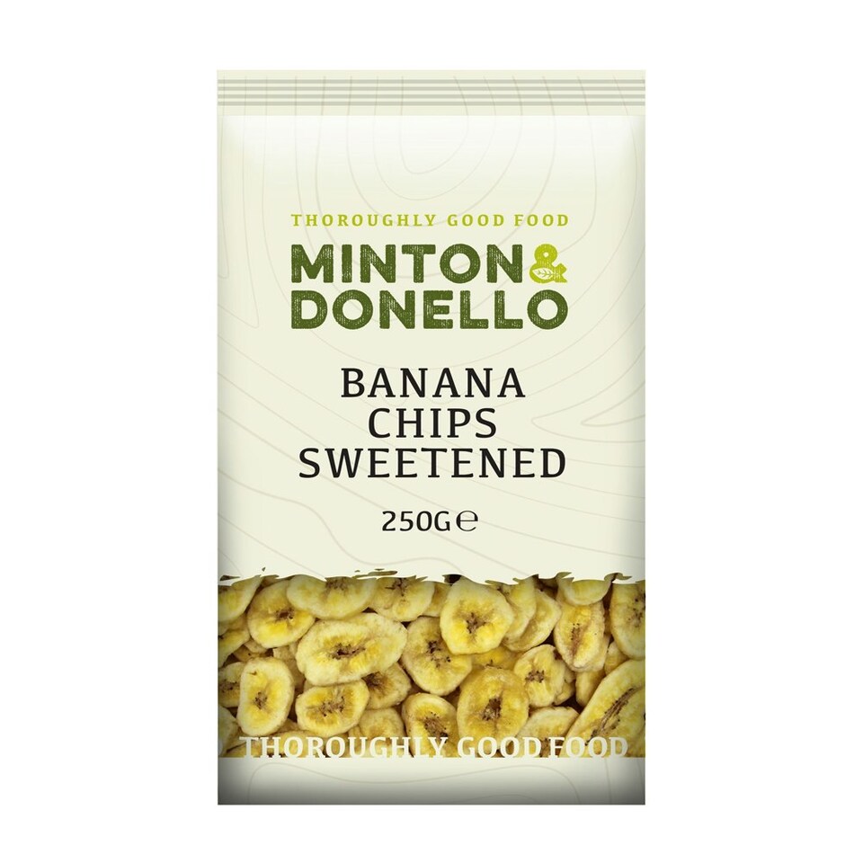 image 1 of Minton & Donello Sweetened Banana Chips 6 x 250g | Multi