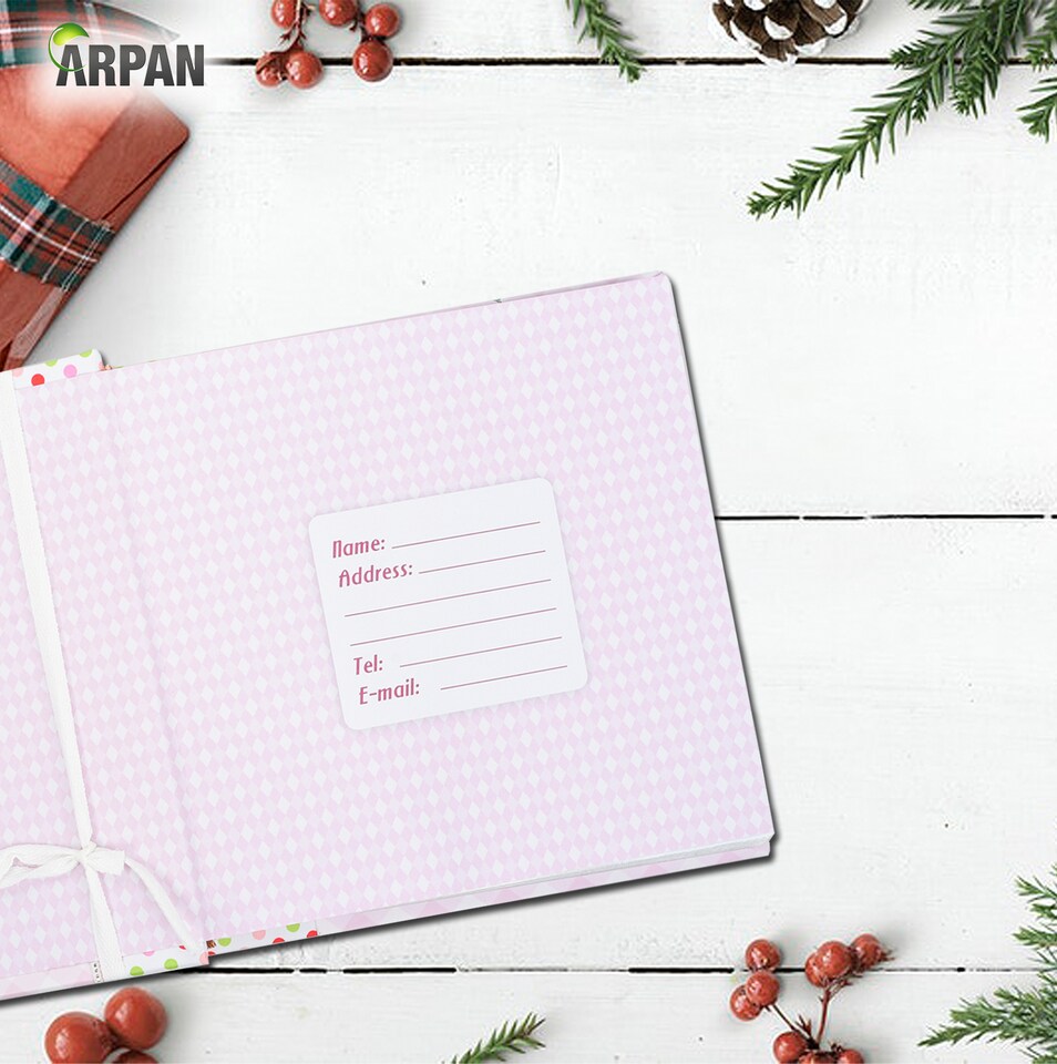 image 1 of ARPAN Slip In Memo Baby Photo Album – Holds 200 Photos 4x6" (10x15cm) – Elephant Design with Index Pages & CD/DVD Pocket