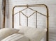 image 3 of Axton Single 3ft Antique Bronze Metal Bed Frame | Bronze | Hand painted antique bronze finish | Single