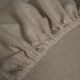 image 3 of OHS 100% Brushed Cotton Soft Cosy Warm Fleece 25cm Deep Elasticated Fitted Sheet Brown | Natural | Single