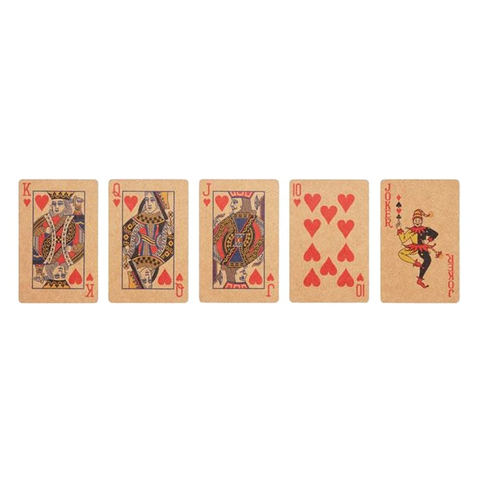 image 1 of MidOcean Aruba + Recycled Paper Playing Card Deck - Beige - One Size