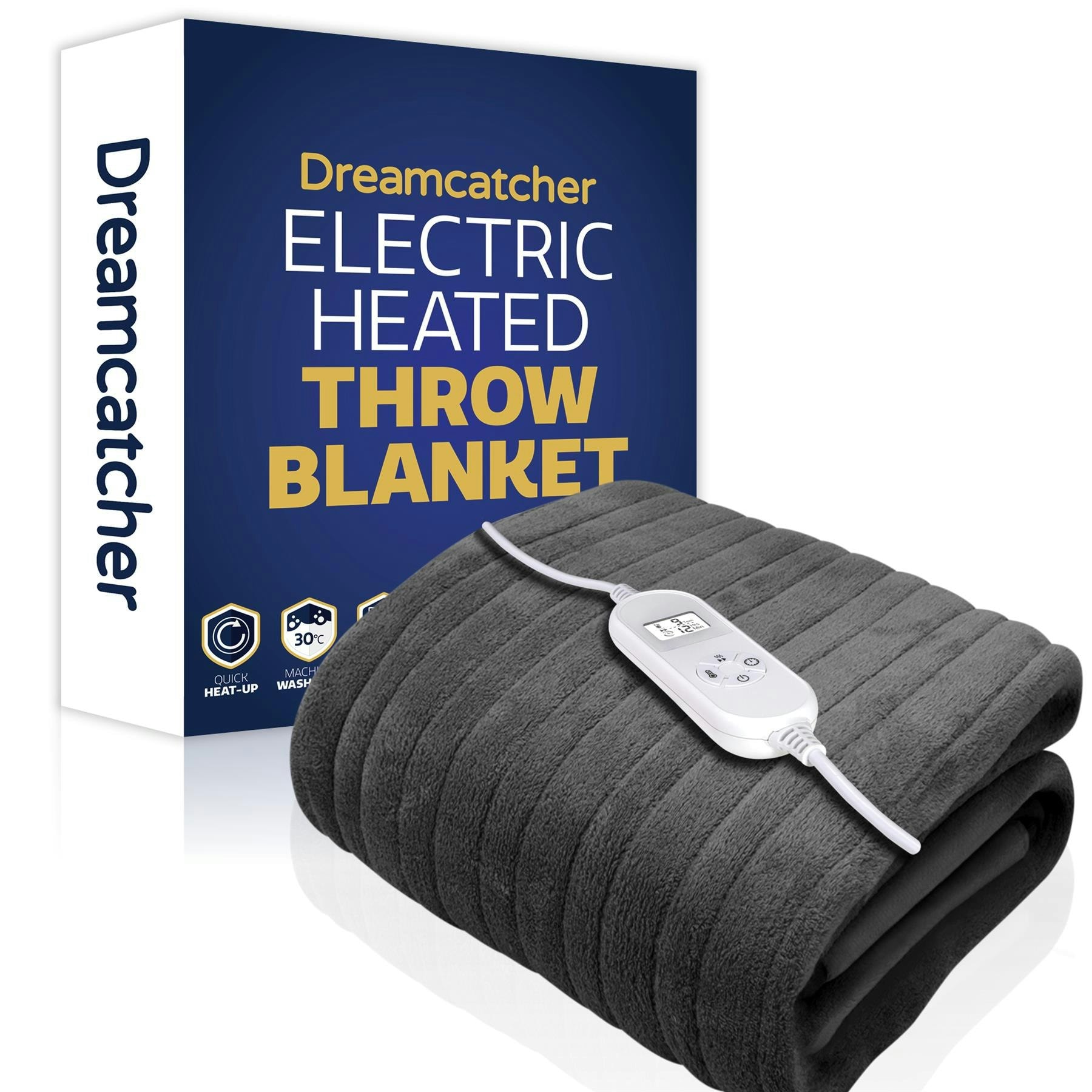 Dreamcatcher Deluxe XL Electric Throw Heated Double Over Blanket