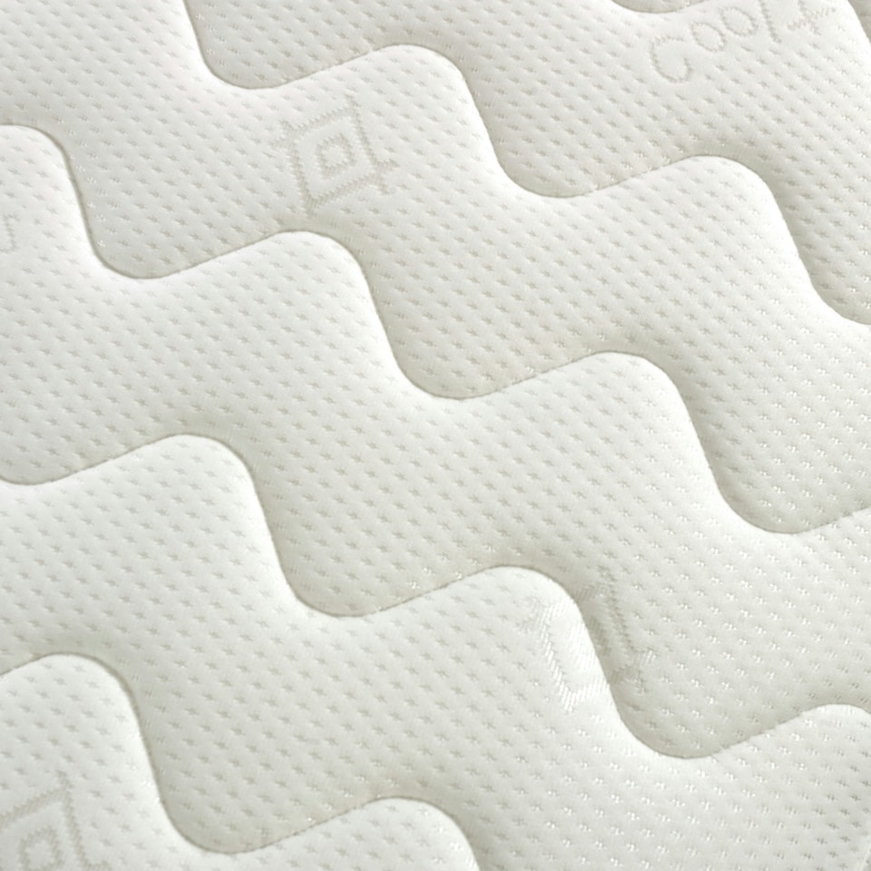 image 1 of Close Wave Hybrid Mattress - 20cm Deep, Deep Quilted Soft Sleep Surface | White | Double