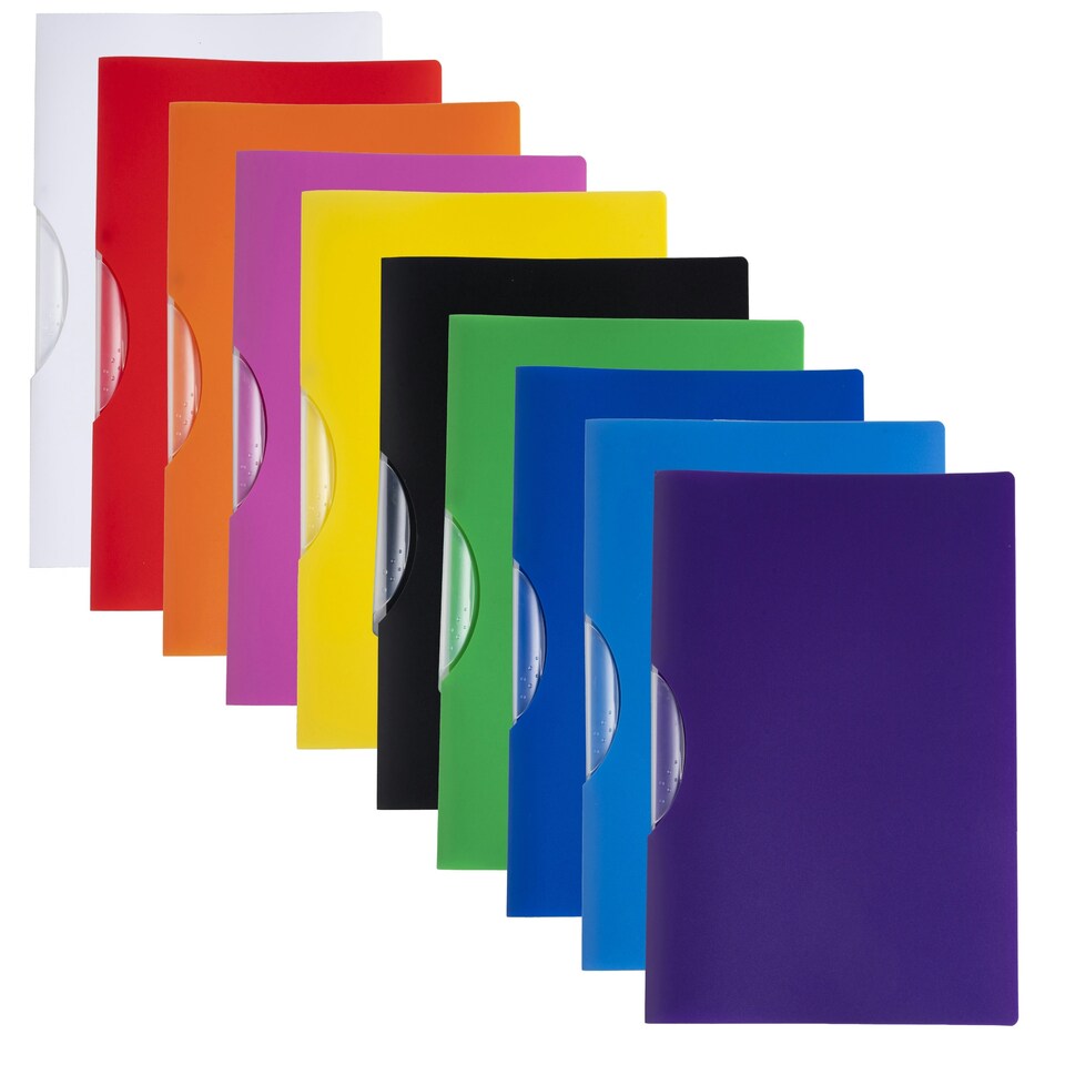 image 1 of A4 Orange Swing Clip Folder Document File