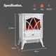 image 6 of VonHaus Electric Stove Heater 1800W White