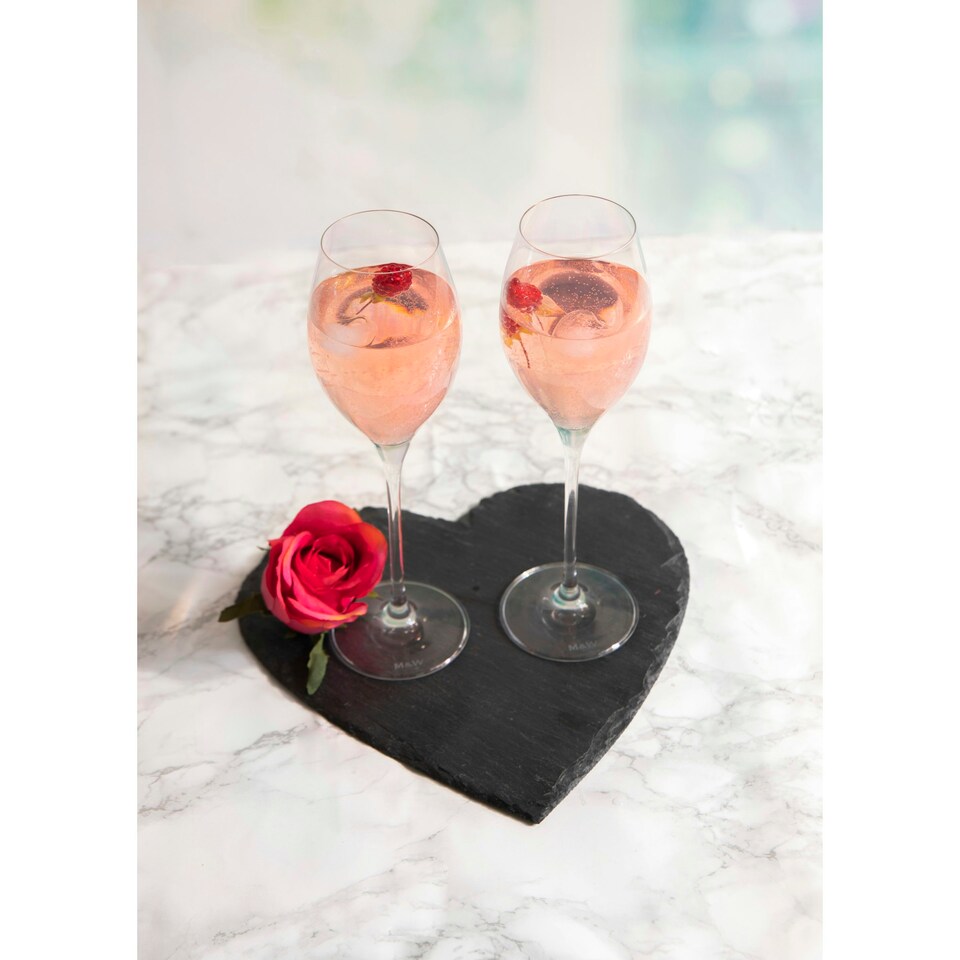 image 1 of Artesà Appetiser Slate Heart Shaped Serving Platter | Grey