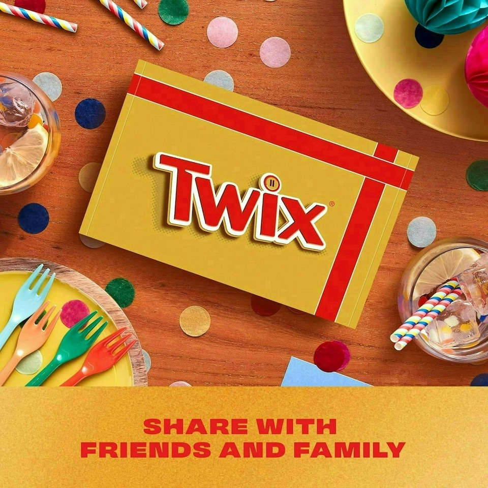 image 1 of Twix Variety Chocolate Hamper Gift Box | Classic | White | Xtra | Salted Caramel Gift for Him and Her, Perfect for Birthday, Thank You or Celebration Gifts