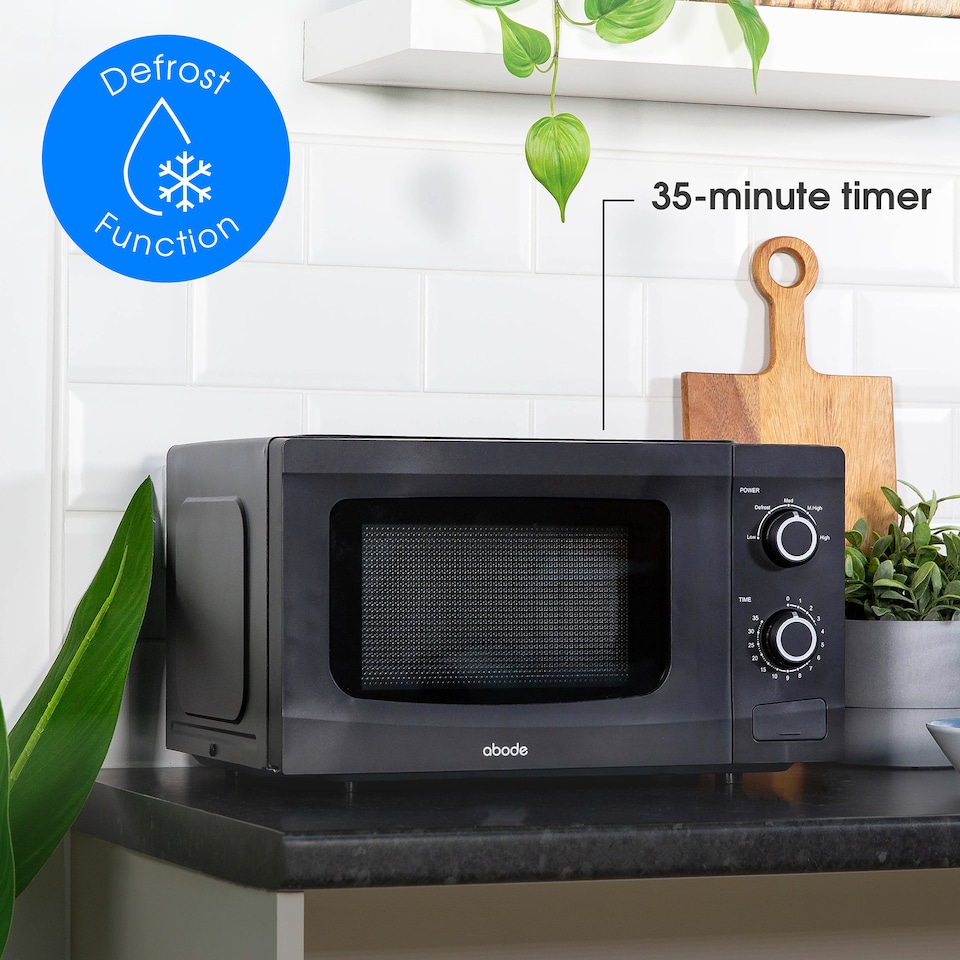 image 1 of Russell Hobbs Manual Microwave 20 Litre 700W with Defrost AMM2001B-M