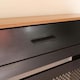 image 4 of Black Radiator Cover With Draw and Contrast Top Small