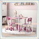 image 3 of AIYAPLAY 3 Pcs Height Adjustable Kids Table and Chair Set for Playroom Pink