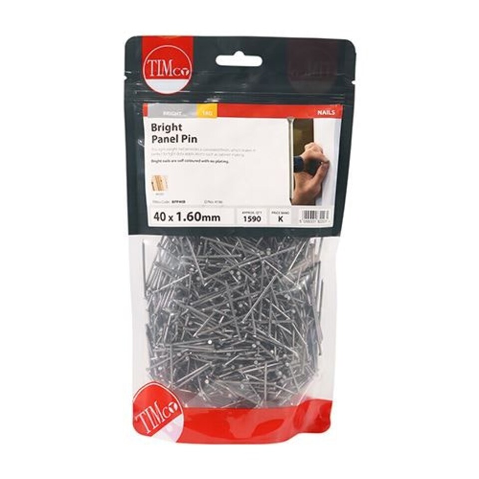 image 1 of Timco - Panel Pins - Bright (Size 40 x 1.60 - 1 Kilograms)