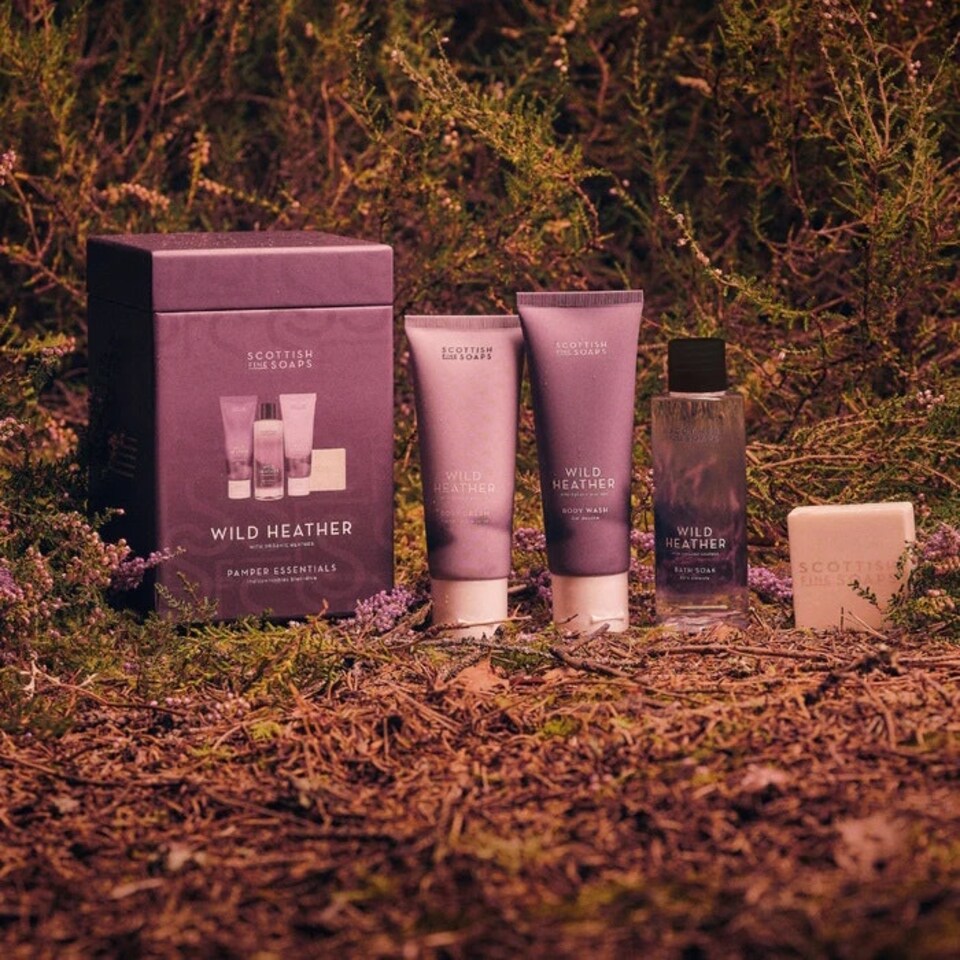 image 1 of Scottish Fine Soaps Wild Heather Pamper Essentials Set