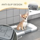image 8 of PawHut Dog Toilet Tray, Dog Litter Tray for Training Dogs, 63 x 49 x 6cm