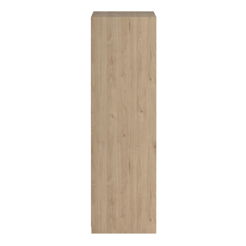 image 1 of Line Wardrobe with 2 Sliding Doors 1 Sliding Door with Mirror in Jackson Hickory Oak