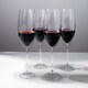 image 2 of Mikasa Wine Glass Set Clear Bordeaux Crystal Set of 4