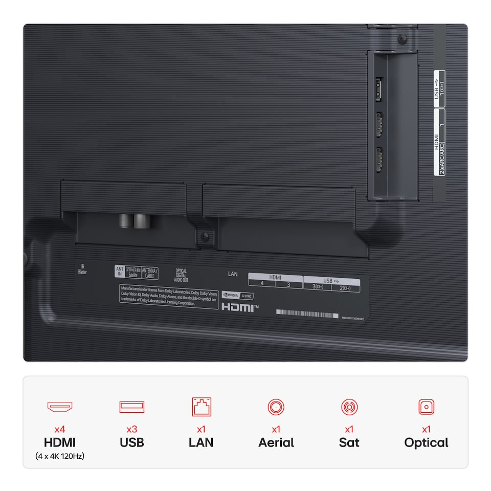 image 1 of LG OLED65G54LW.AEK TV 165.1 cm (65") 4K Ultra HD Smart TV Wi-Fi - Metallic