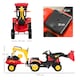 image 5 of HOMCOM Kids Children Pedal Go Kart Ride On Toy Car Excavator Tractor with Moving Bucket Steering Wheel Removable Digger For 3 - 6 Years