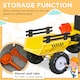 image 6 of HOMCOM Pedal Go Kart Ride on Tractor with Shovel & Rake Four Wheels Child Toy