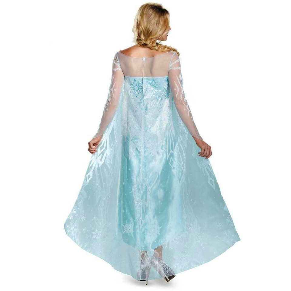 image 1 of Frozen Womens/Ladies Elsa Classic Costume - Blue - M M