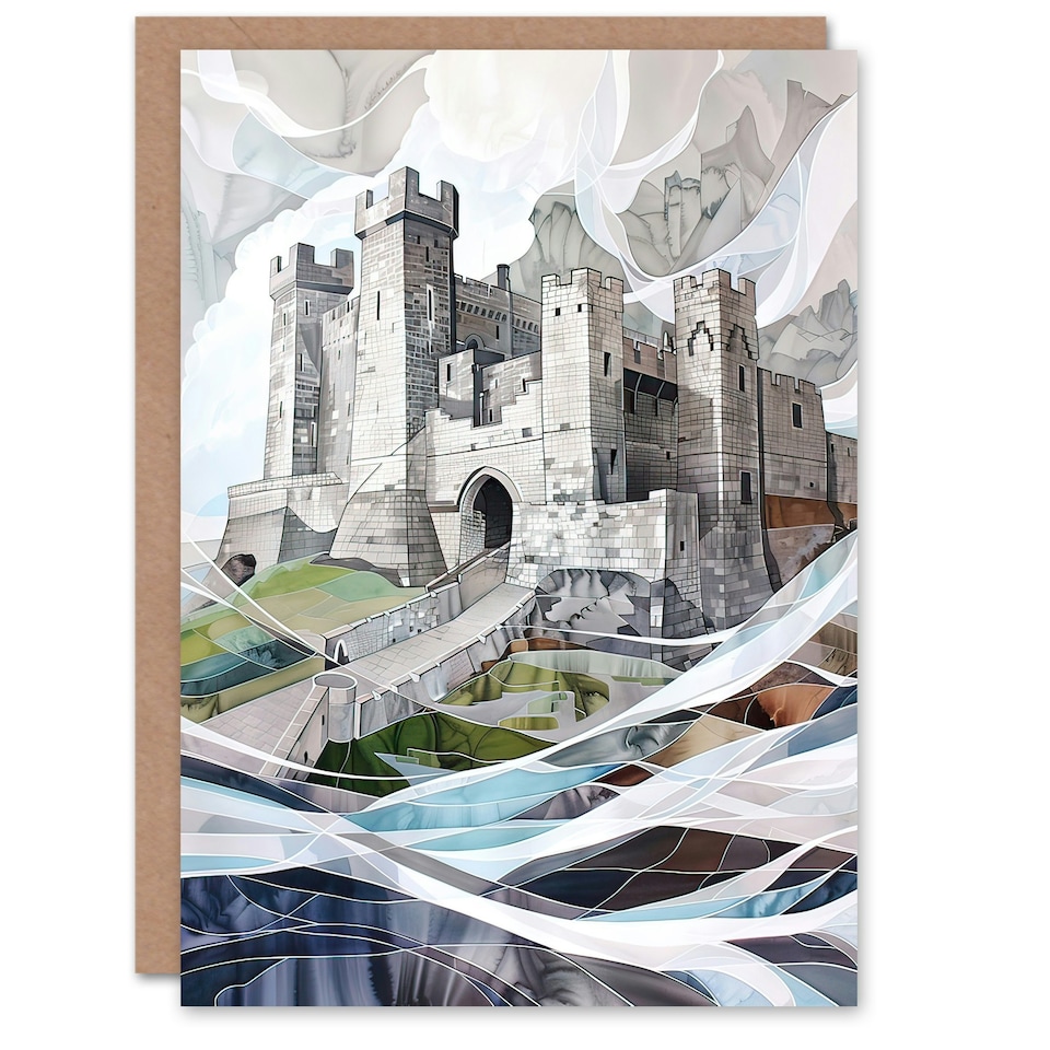 image 1 of Bamburgh Castle Northumbria England Him Her Birthday Card