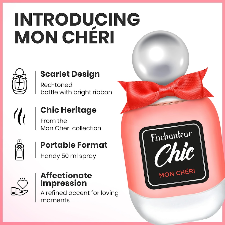 image 1 of Yardley London Enchanteur Chic Mon Cheri EDT 50ml