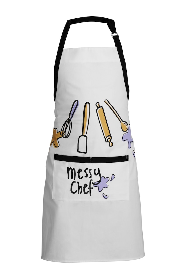 Doodle Messy Chef Apron | Multi