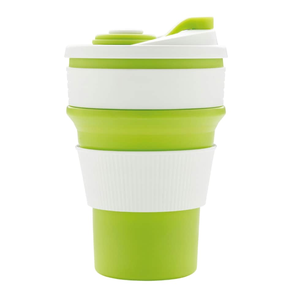 image 1 of XD Collection Foldable Silicone Cup - Green - One Size