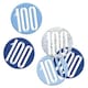 image 1 of Unique Party Glitter 100th Confetti - Blue/Silver - One Size
