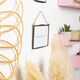 image 5 of Nicola Spring Hanging Metal Photo Frames - 7" x 5" - Black - Pack of 5 - Hanging Picture Frame Display Frame Poster Frame Picture Display Black | S