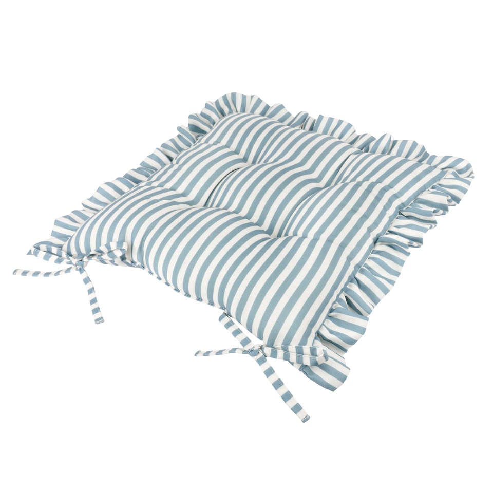 image 1 of Wylder Millie Ruffle 2 Pack Indoor Outdoor Seat Pads