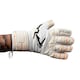image 3 of Precision Unisex Adult Fusion X Negative Replica Goalkeeper Gloves - White/Fluorescent Orange/Black - 8
