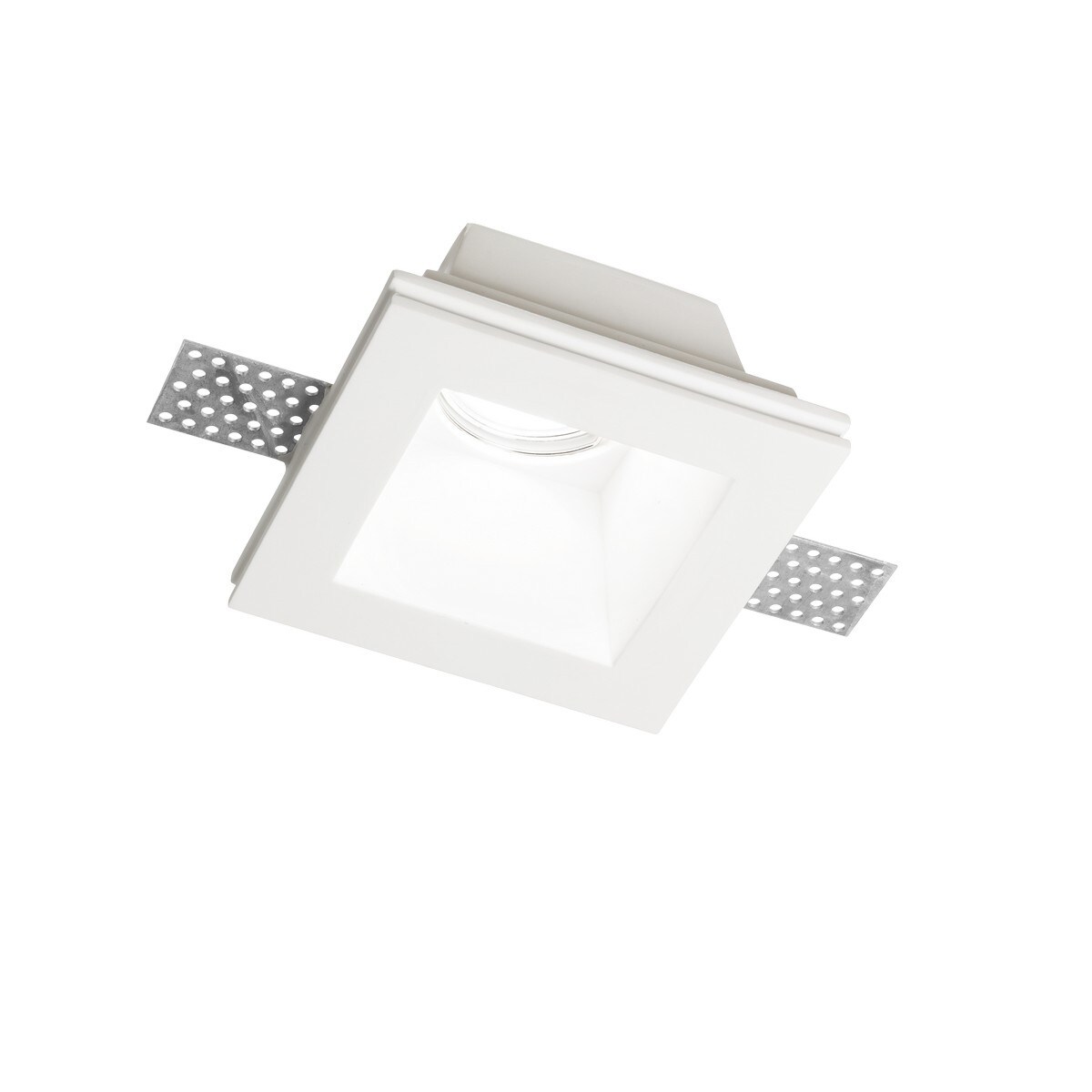 Netlighting Samba 1 Light Square Recessed Spotlight White GU10