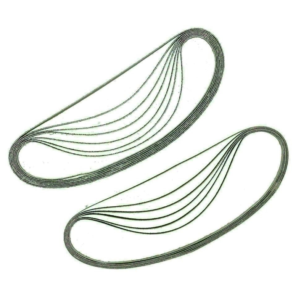 image 1 of 50pc 10mm x 600mm Sanding Belts For Long Reach Air Sanders Grinding