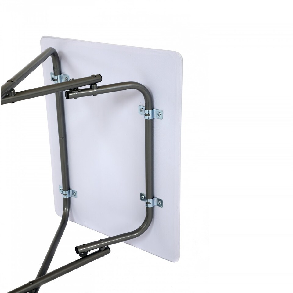 image 1 of Lightweight Portable Folding Snack Laptop TV Tray Table Desk | White
