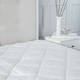 image 2 of 2.5CM Microfibre Soft Touch 1 Inch Mattress Topper White | Super King