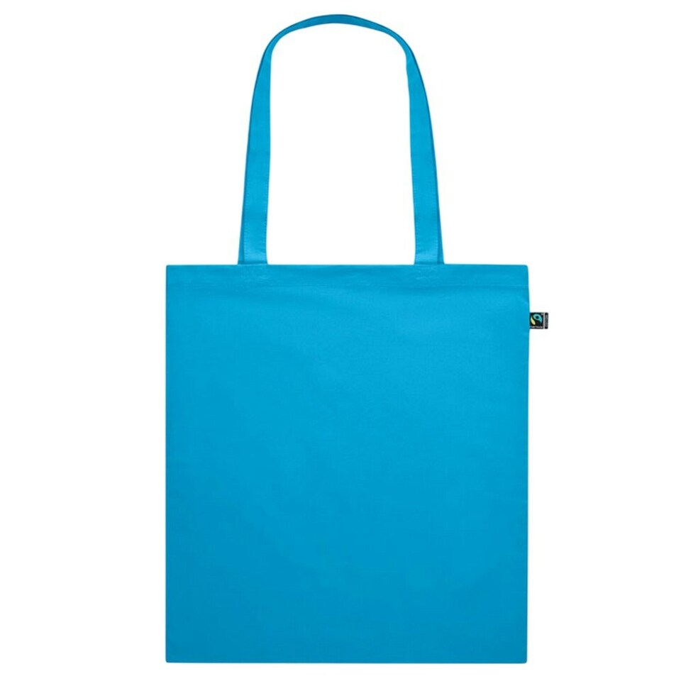 image 1 of MidOcean Osole Colour Fairtrade Shopper Bag - Turquoise - One Size Blue