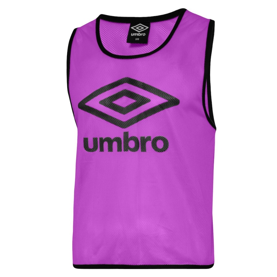 image 1 of Umbro Unisex Adult Training Bib - Purple/Black - L-XL