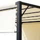 image 7 of Outsunny 3 X 3 Meters Pergola with Sliding Roof, Garden Gazebo with Adjustable Sun Shade Canopy and Steel Frame, Cream White